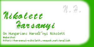 nikolett harsanyi business card